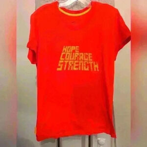 Women's Nike Orange Livestrong T-Shirt - size XL in great condition